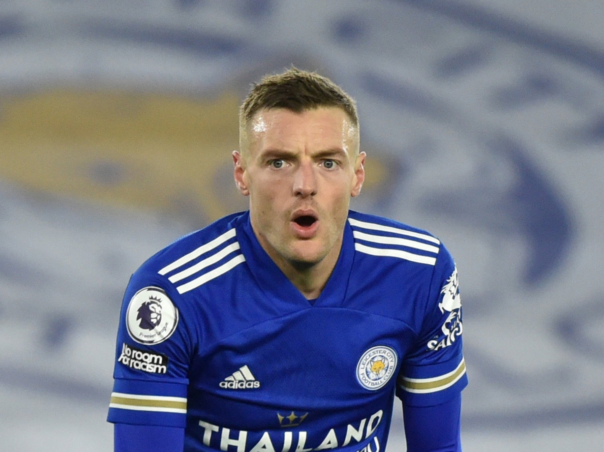 Jamie Vardy will miss Leicester’s upcoming run of fixtures