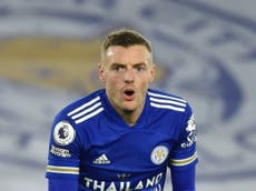 Rodgers says Leicester will look to sign striker cover for Vardy