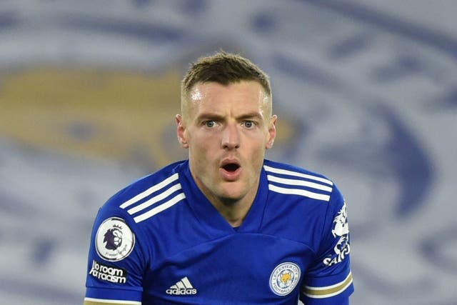 Jamie Vardy will miss Leicester’s upcoming run of fixtures