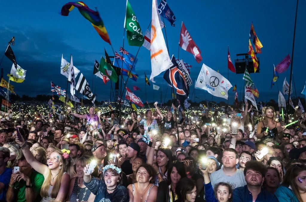 The crowd at Glastonbury Festival in the good old &nbsp;pre-pandemic days