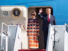 Trump accused of ogling ‘highly attractive’ press assistant’s body on Air Force One, Grisham’s book claims