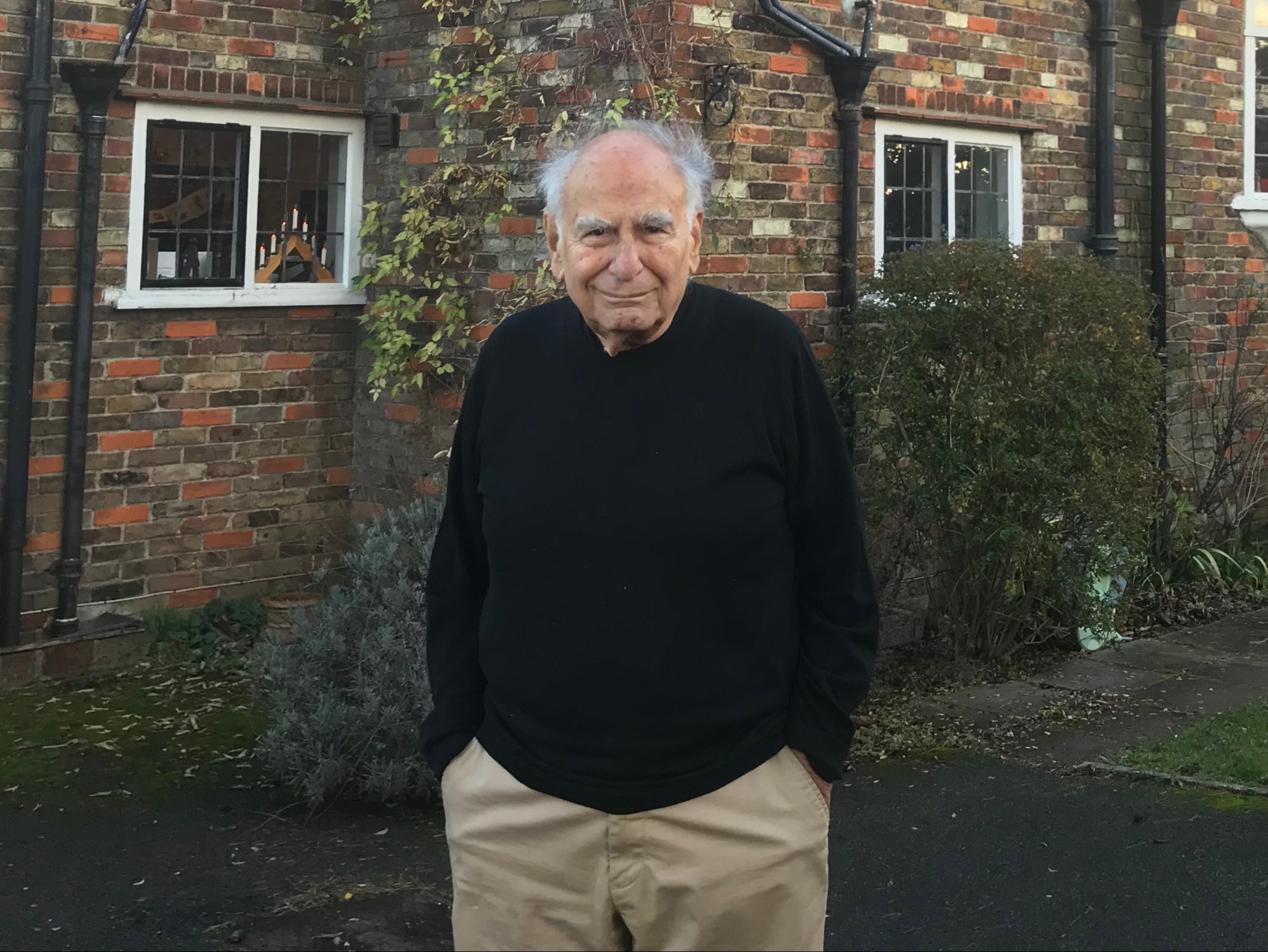 Prof Gregory Gregoriadis at his home in Northwood, Middlesex