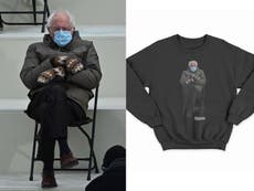 Bernie Sanders is selling inauguration meme sweatshirts for charity