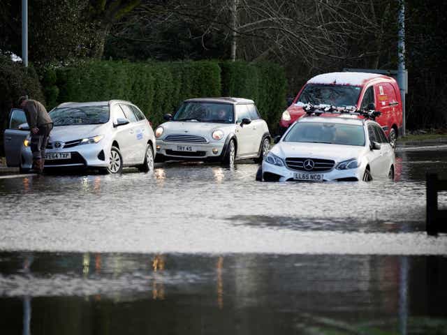 Cars abandoned in Cheshire village of Lymm