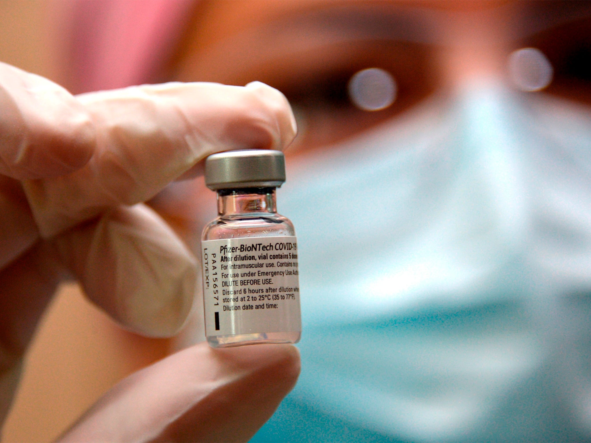 More than six million people have received at least one vaccine dose