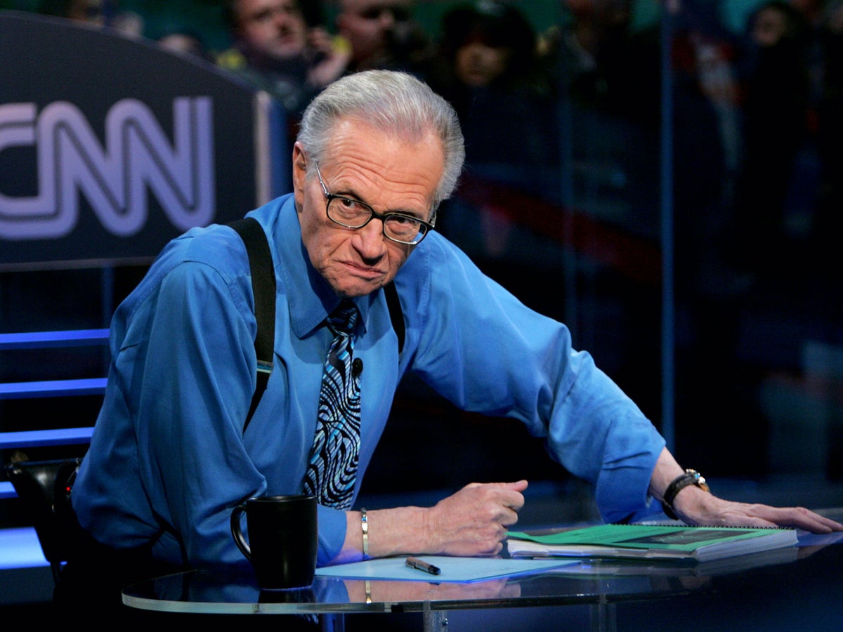 Can talk show host Larry King be replaced when he steps down?, The  Independent