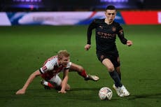 Foden must not try to be De Bruyne, says City manager Guardiola