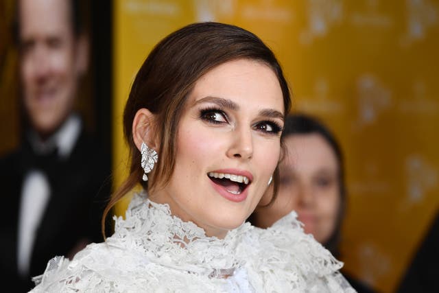 <p>Keira Knightley at the world premiere of Misbehaviour in March 2020</p>