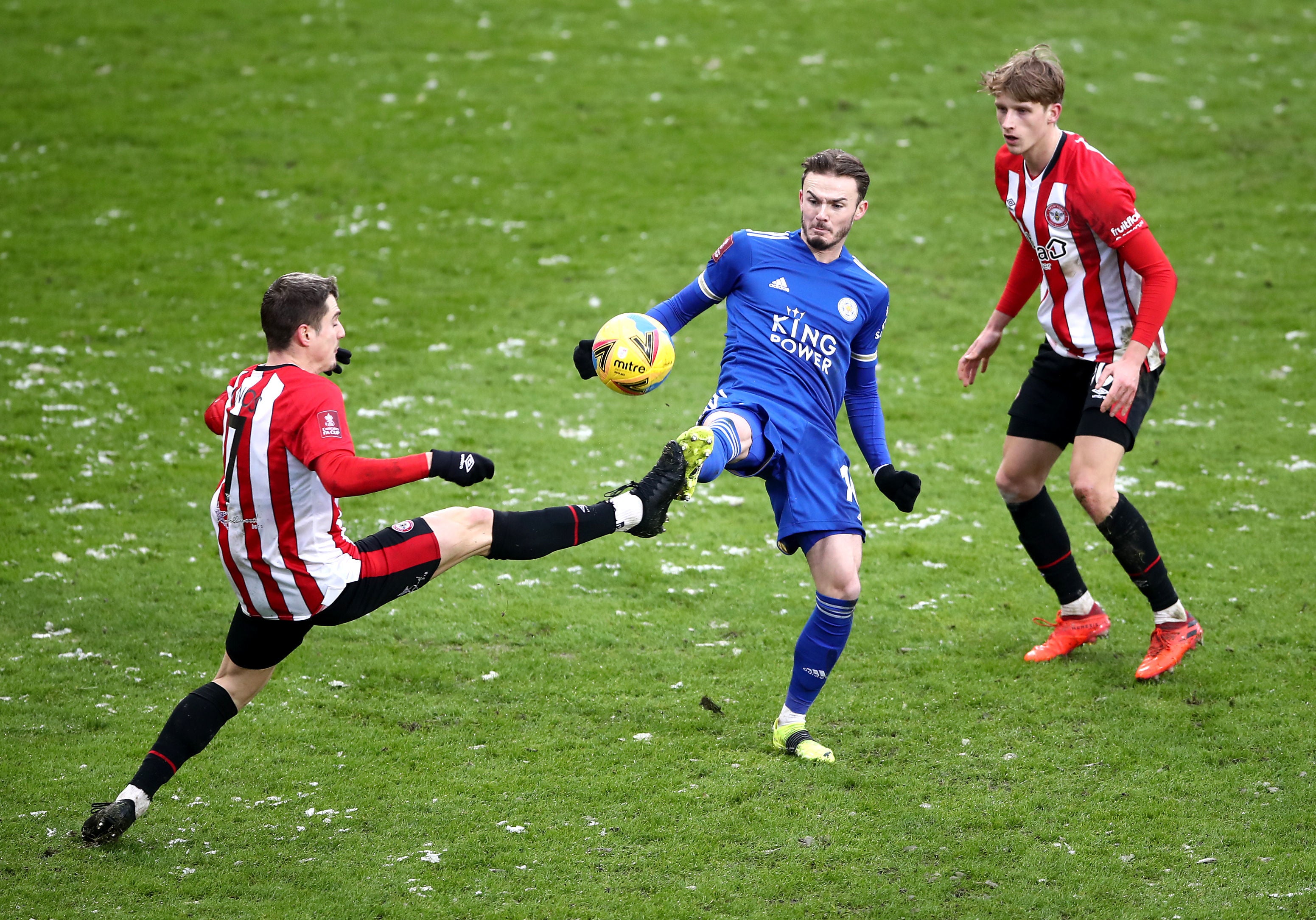 James Maddison on the ball