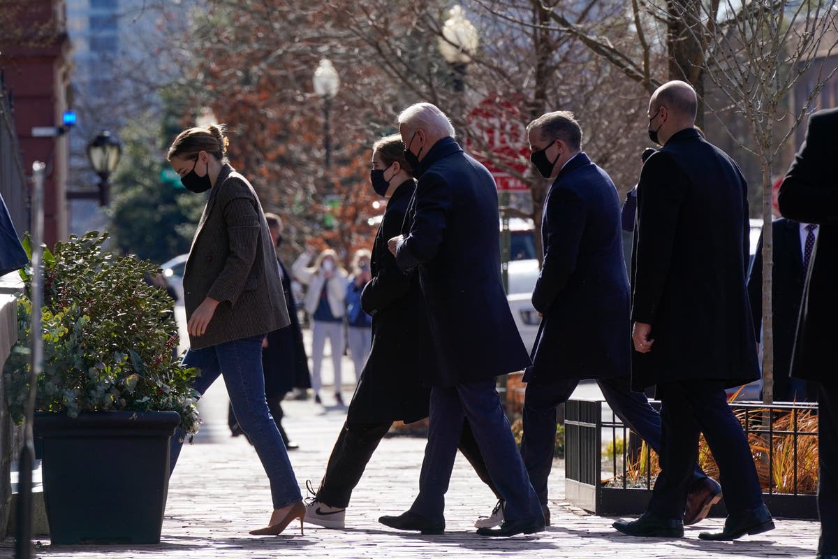 Biden attends Mass at DC church where he worshipped as VP