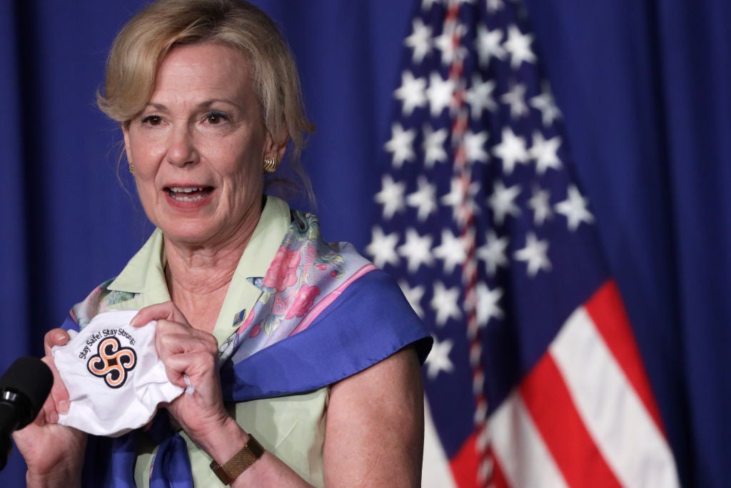 Dr Deborah Birx was often ‘censored’ by political voices on Donald Trump’s coronavirus response team.