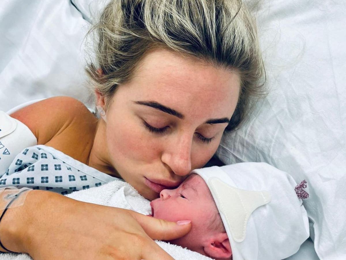 Dani Dyer welcomes first child with boyfriend Sammy Kimmence