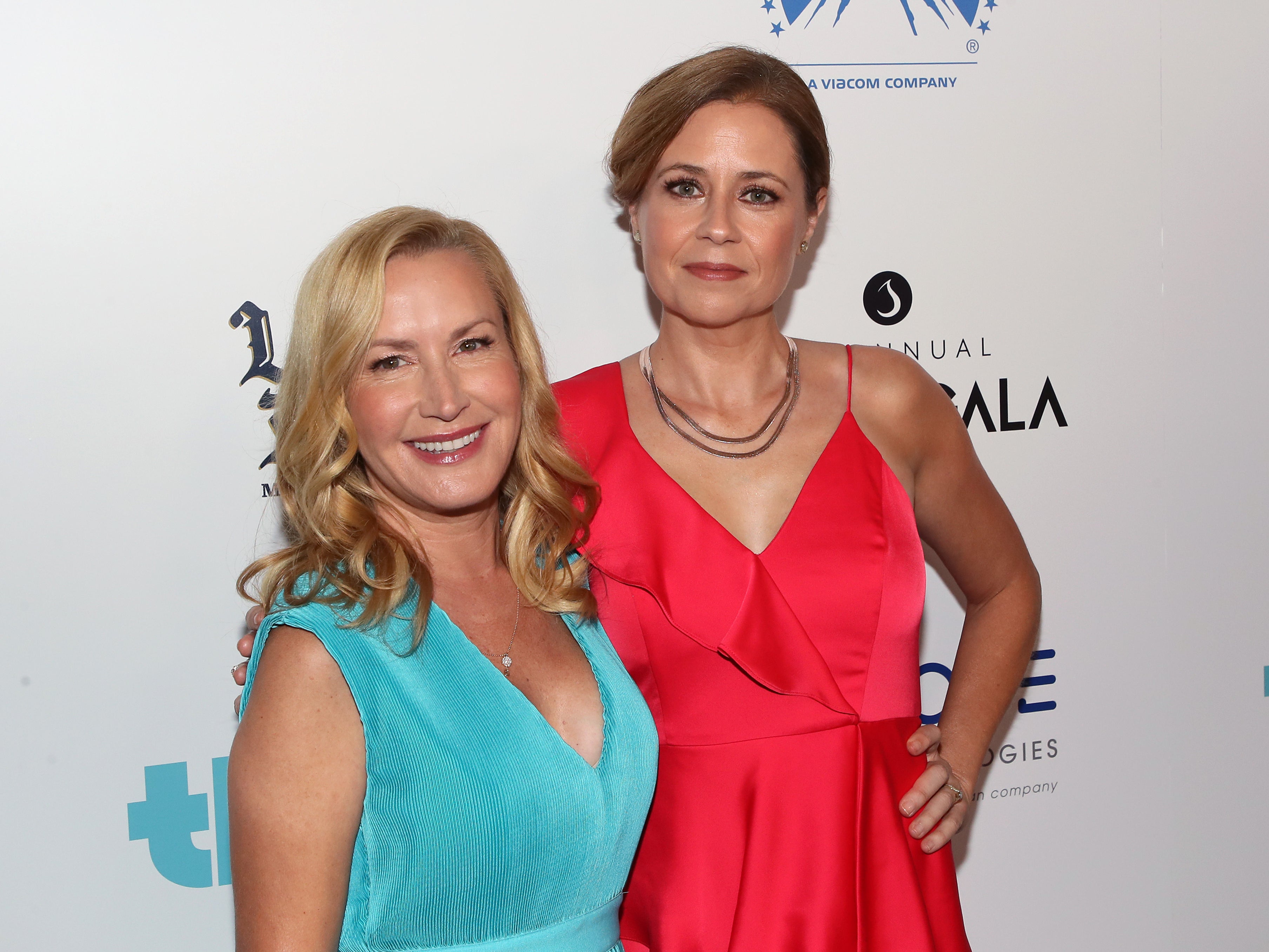 The Office US stars Angela Kinsey (left) and Jenna Fischer turned their off-screen friendship into a podcast