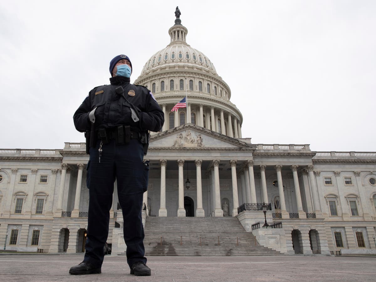 Capitol riots: 38 police officers test positive for Covid after clashes with Trump supporters