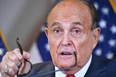 Giuliani slams ‘hate-filled left-wing’ as he responds to $1.3bn defamation lawsuit by Dominion Voting Systems
