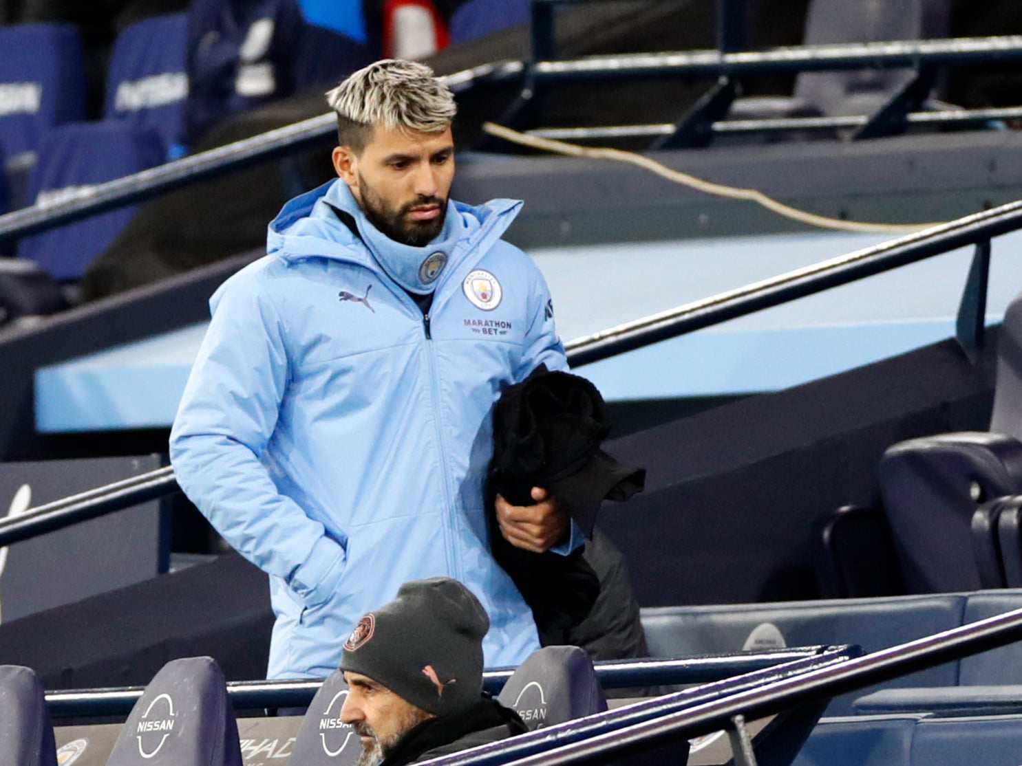 Aguero is struggling for game time at City with his contract expiring at the end of the season