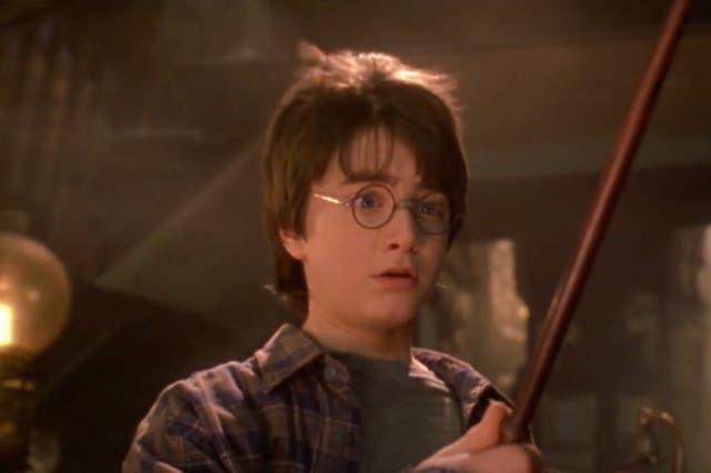 <p>Daniel Radcliffe as Harry Potter in Harry Potter and the Philosopher's Stone</p>