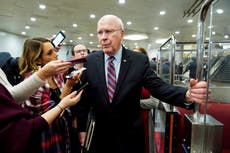 Sen Patrick Leahy will preside over Trump’s second impeachment trial