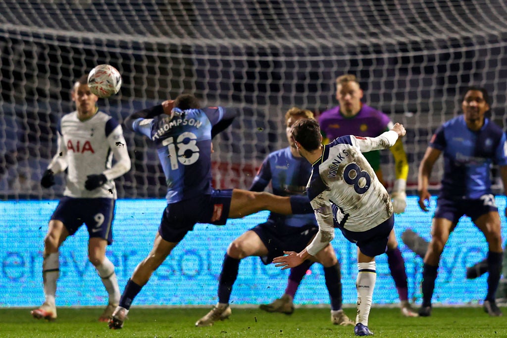 Wycombe v spurs online on tv