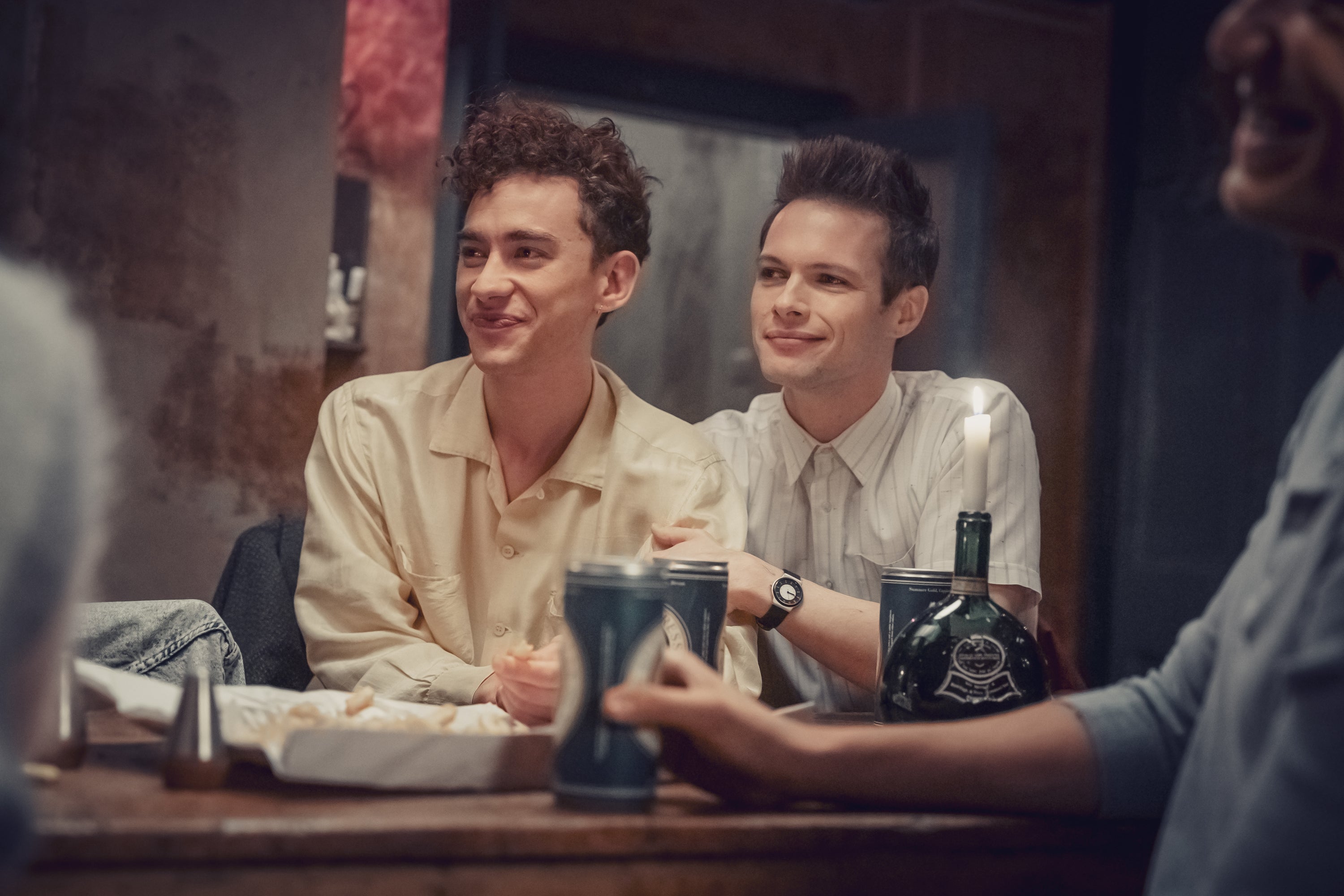 Ritchie Tozer (Olly Alexander), left, and Donald Bassett (Nathaniel Hall) in ‘It’s a Sin’