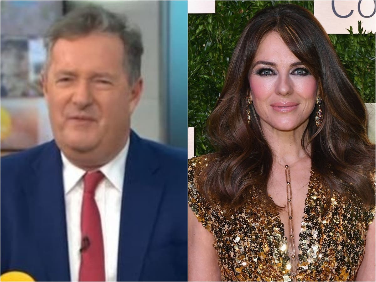 ‘Put your clothes on’: Piers Morgan calls Elizabeth Hurley’s Instagram photo ‘thirsty and creepy’