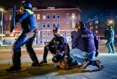 More than 150 arrests as Netherlands curfew unrest continues