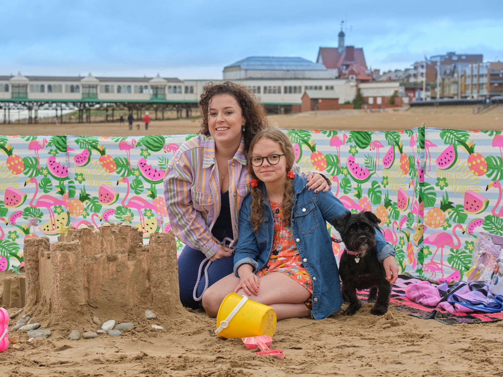 Dani Harmer and Emma Davies as Tracy Beaker and her daughter, Jess in My Mum Tracy Beaker