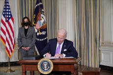 Biden cites George Floyd murder as ‘turning point’ as he signs executive orders to tackle racial equity