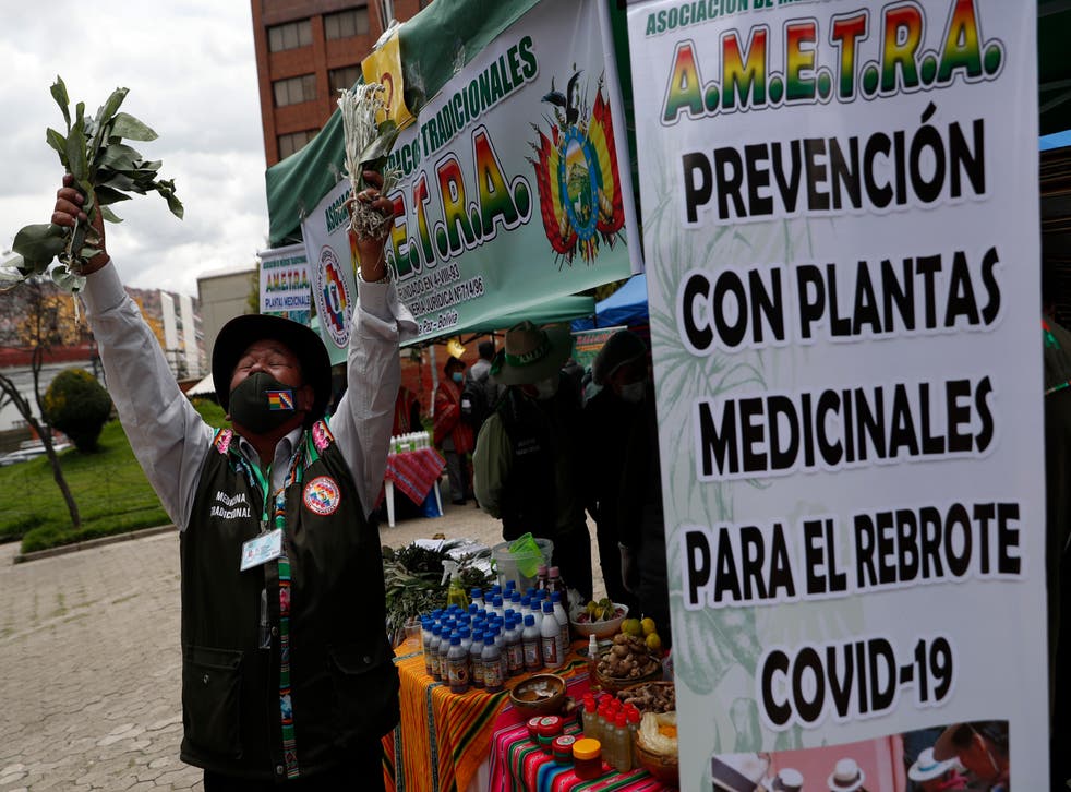 CORONAVIRUS BOLIVIA-CURANDEROS