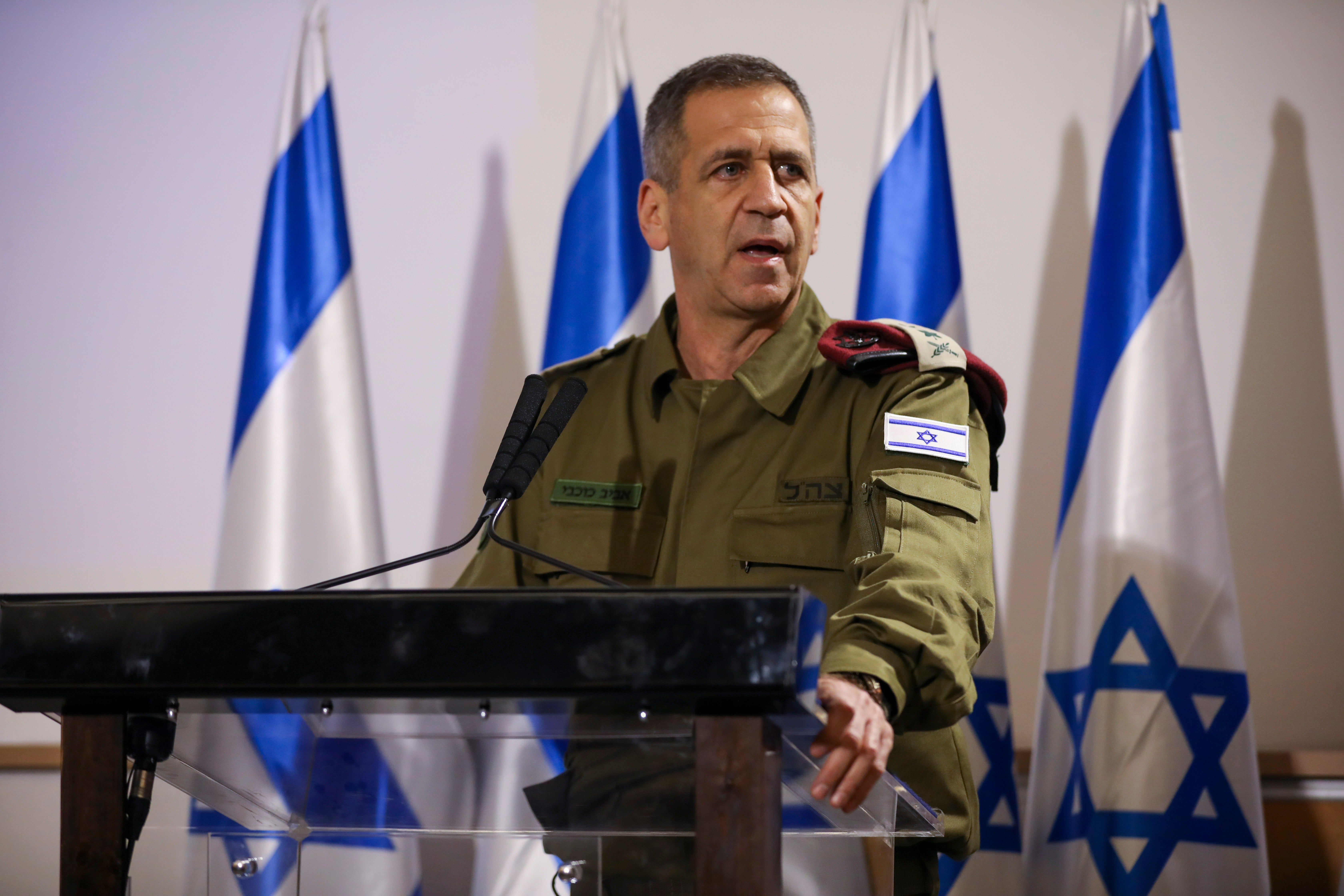<p>ARCHIVO - En esta fotografía del 12 noviembre de 2019, el teniente general Aviv Kochavi durante una conferencia de prensa en Tel Aviv, Israel.</p>