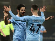 Man City go top as Gundogan inspires rout of West Brom