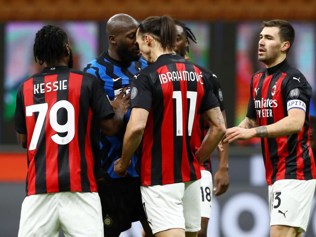 Inter defeat AC Milan in dramatic fashion as Zlatan Ibrahimovic and Romelu Lukaku lock horns