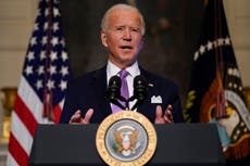 Biden orders 200m extra Covid vaccine doses – follow live