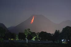 Indonesian volcano unleashes river of lava in new eruption