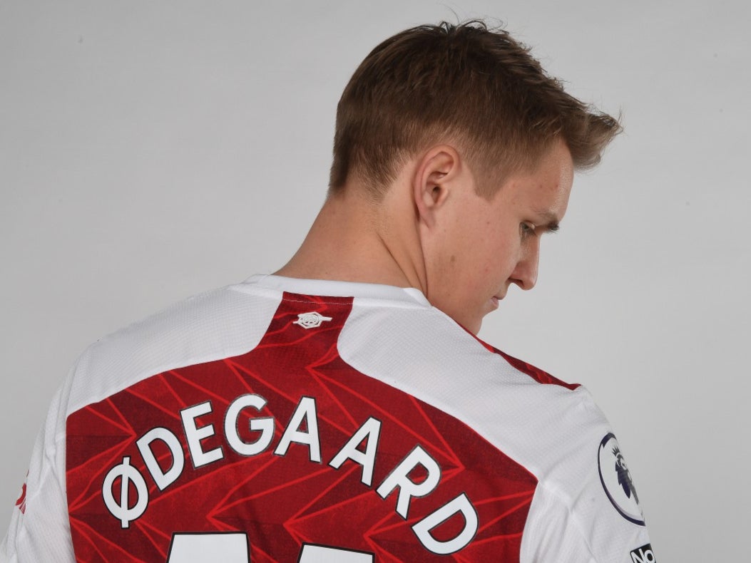 Arsenal midfielder Martin Odegaard