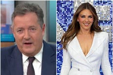 Piers Morgan mock-apologises to Elizabeth Hurley over photo row