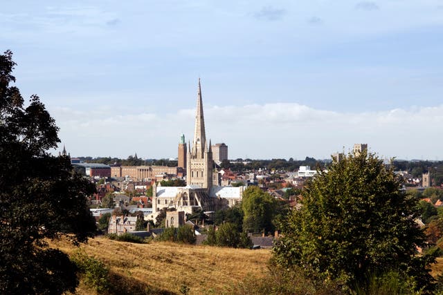 <p>Residents in the city of Norwich reported hearing a huge bang they believe was a ‘sonic boom’ overhead on 27 January 2021</p>