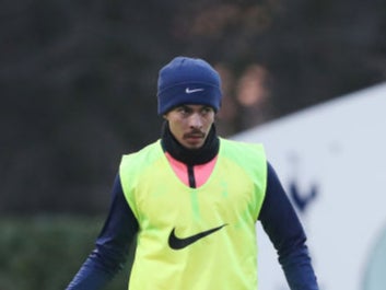 Dele Alli of Tottenham Hotspur during the Tottenham Hotspur training