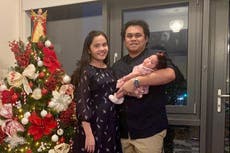 Nurse who gave birth while ill with Covid meets daughter for first time