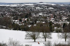 Up to seven inches of snow to fall across parts of the UK