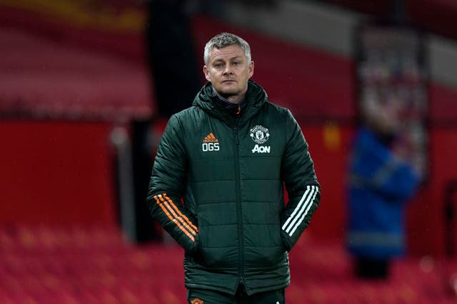 Ole Gunnar Solskjaer reacts after falling behind to Sheffield United