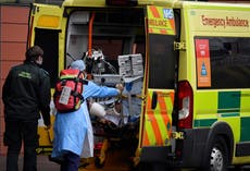 UK coronavirus deaths rise by 587