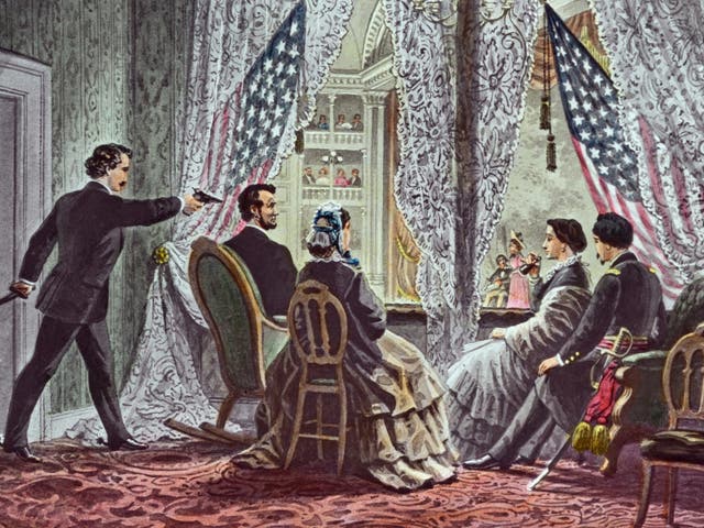 <p>How Lincoln’s assassination was portrayed</p>