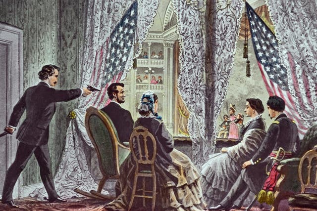 <p>How Lincoln’s assassination was portrayed</p>