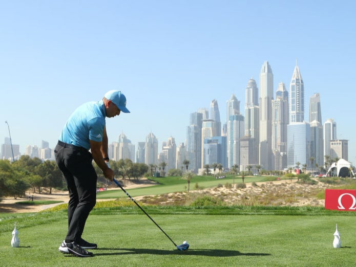 Sergio Garcia cards an opening 66 at Emirates Golf Club