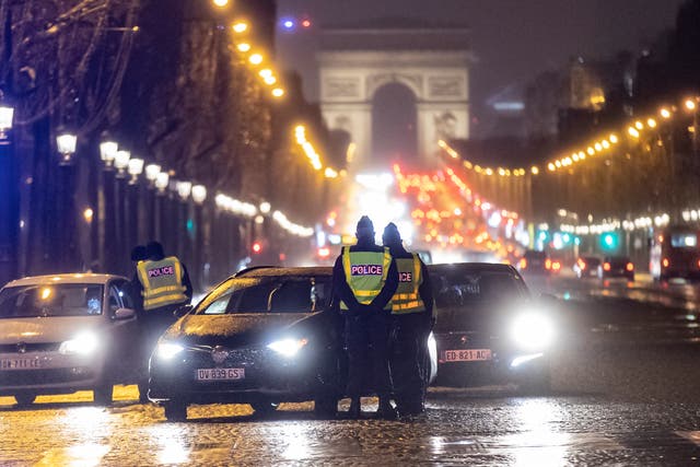 No dancing: Paris has been under a night-time curfew for several weeks