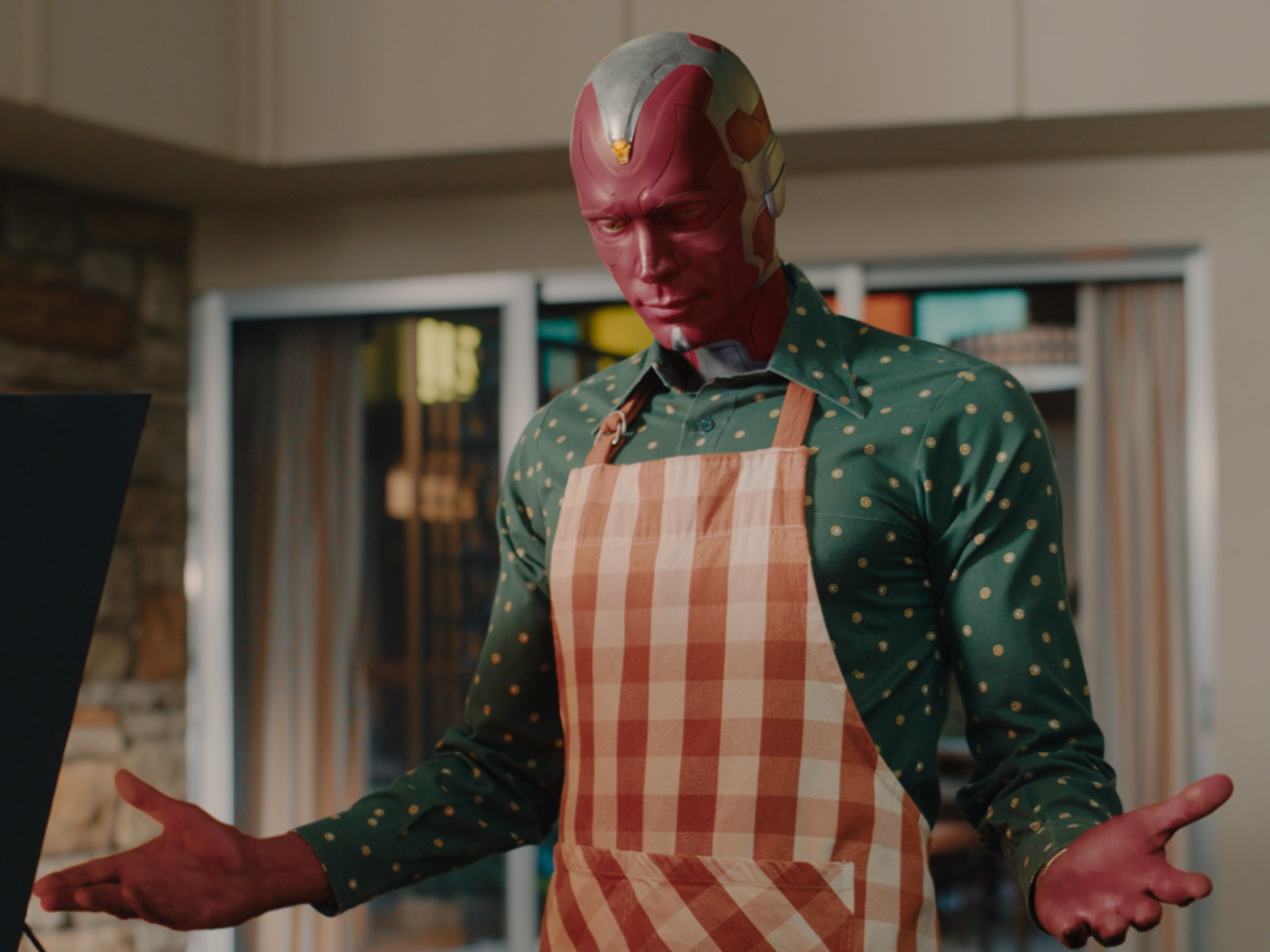 Paul Bettany as Vision in WandaVision