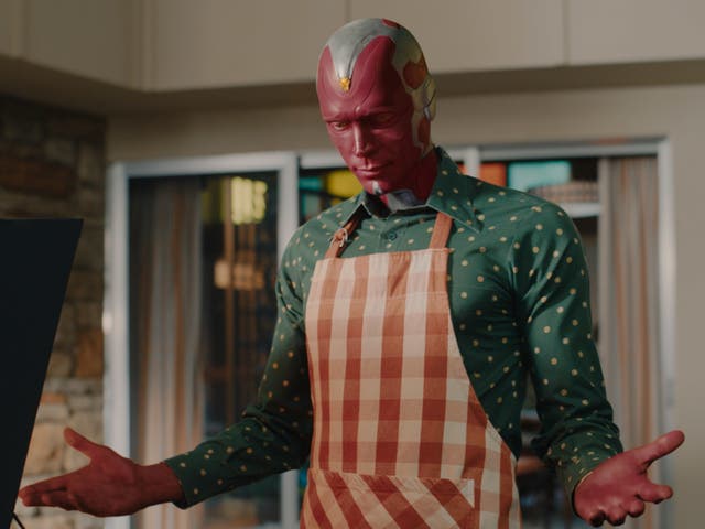 Paul Bettany as Vision in WandaVision