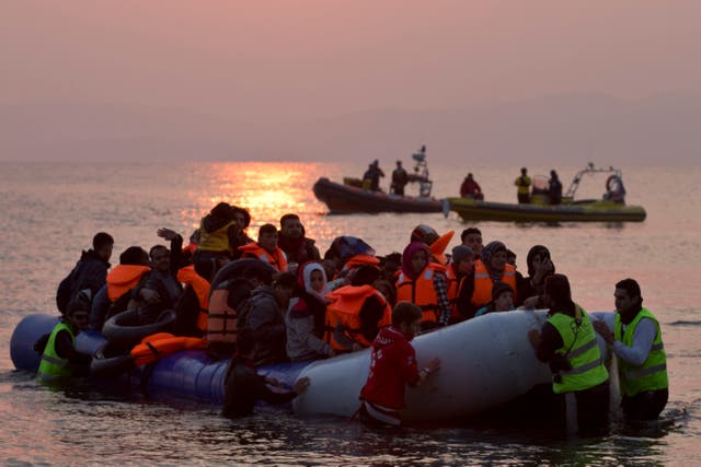 Greece Syria Migrants