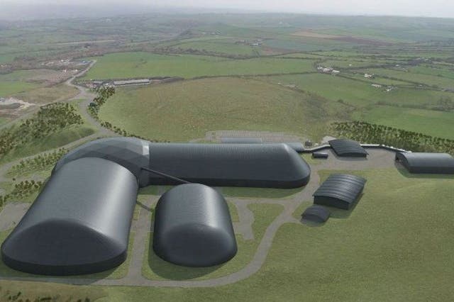 Artist’s impression of the new Woodhouse Colliery near Whitehaven